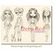 Deep Red Stamps City Girls Street Chic Rubber Cling Stamp 4 x 6 inches